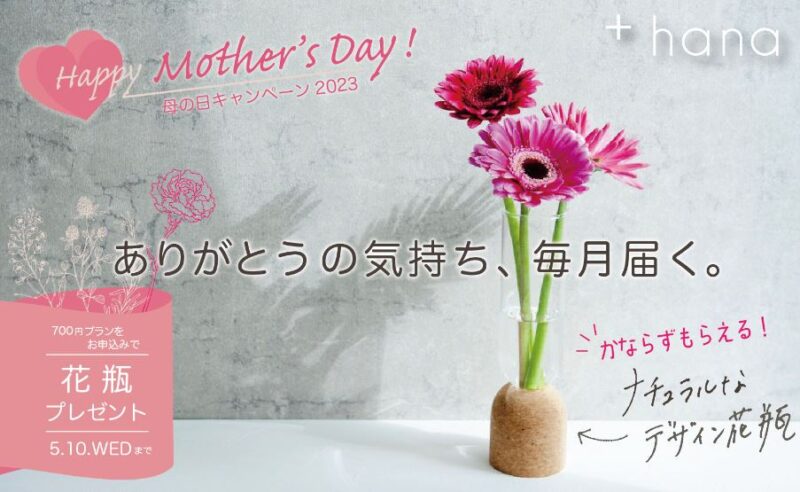 タスハナ花の定期便-母の日キャンペーン